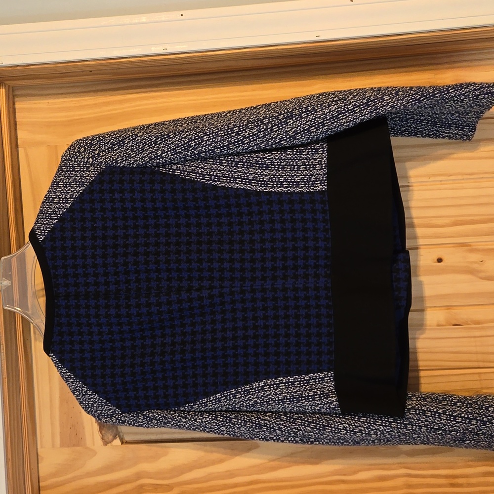 Mixed pattern wool blend jacket - Picture 6 of 8
